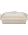 Le Creuset 4 qt Stoneware Heritage Covered Rectangular Casserole - J.L. Hufford