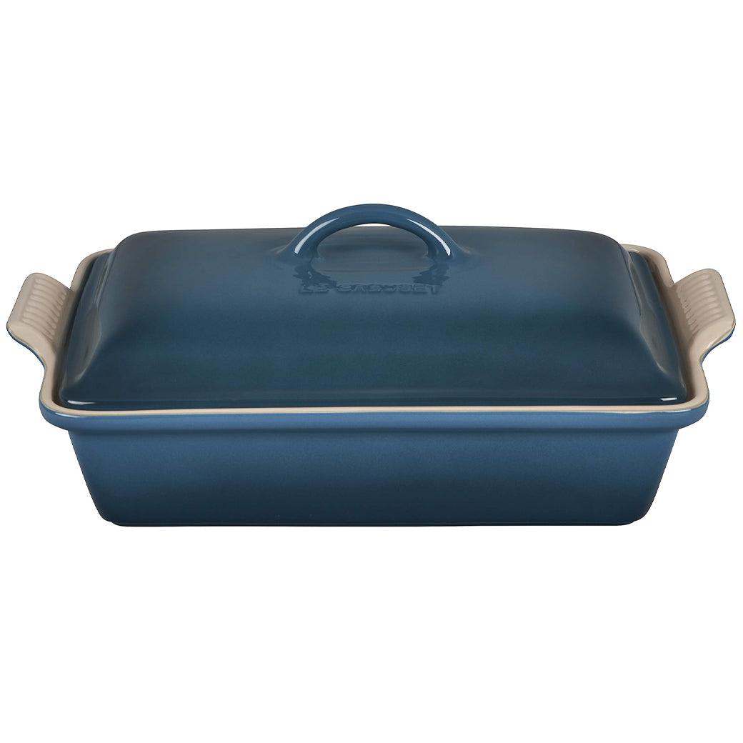 Le Creuset 4 qt Stoneware Heritage Covered Rectangular Casserole - J.L. Hufford