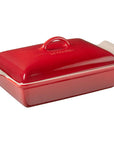 Le Creuset 4 qt Stoneware Heritage Covered Rectangular Casserole - J.L. Hufford