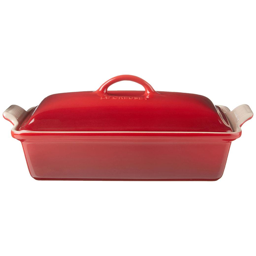 Le Creuset 4 qt Stoneware Heritage Covered Rectangular Casserole - J.L. Hufford