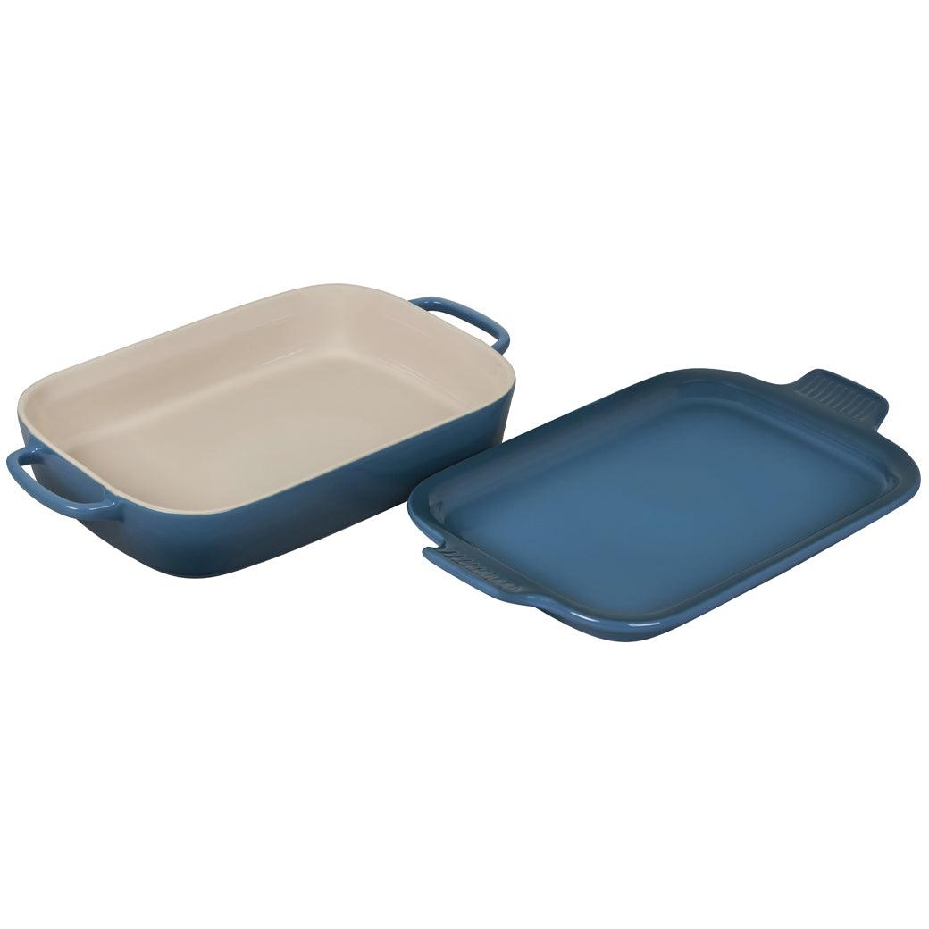 Le Creuset 2.75 Qt Rectangular Dish with Platter Lid - J.L. Hufford