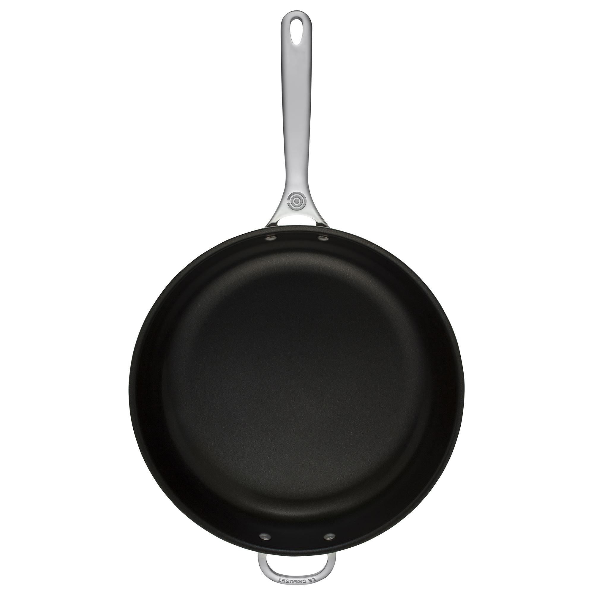 Le Creuset 12.5" Nonstick Deep Fry Pan with Helper Handle - J.L. Hufford