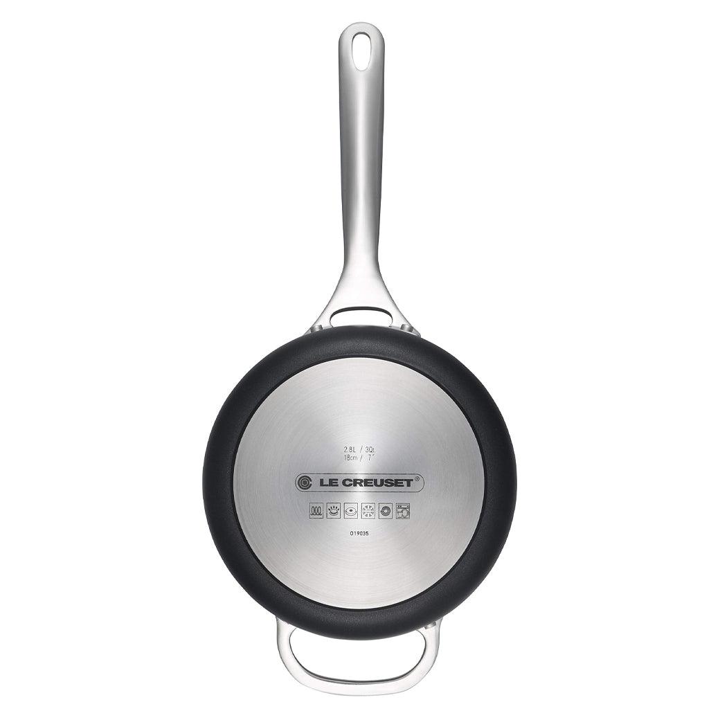 Le Creuset Toughened Nonstick PRO 3 qt. Saucepan with Glass Lid - J.L. Hufford