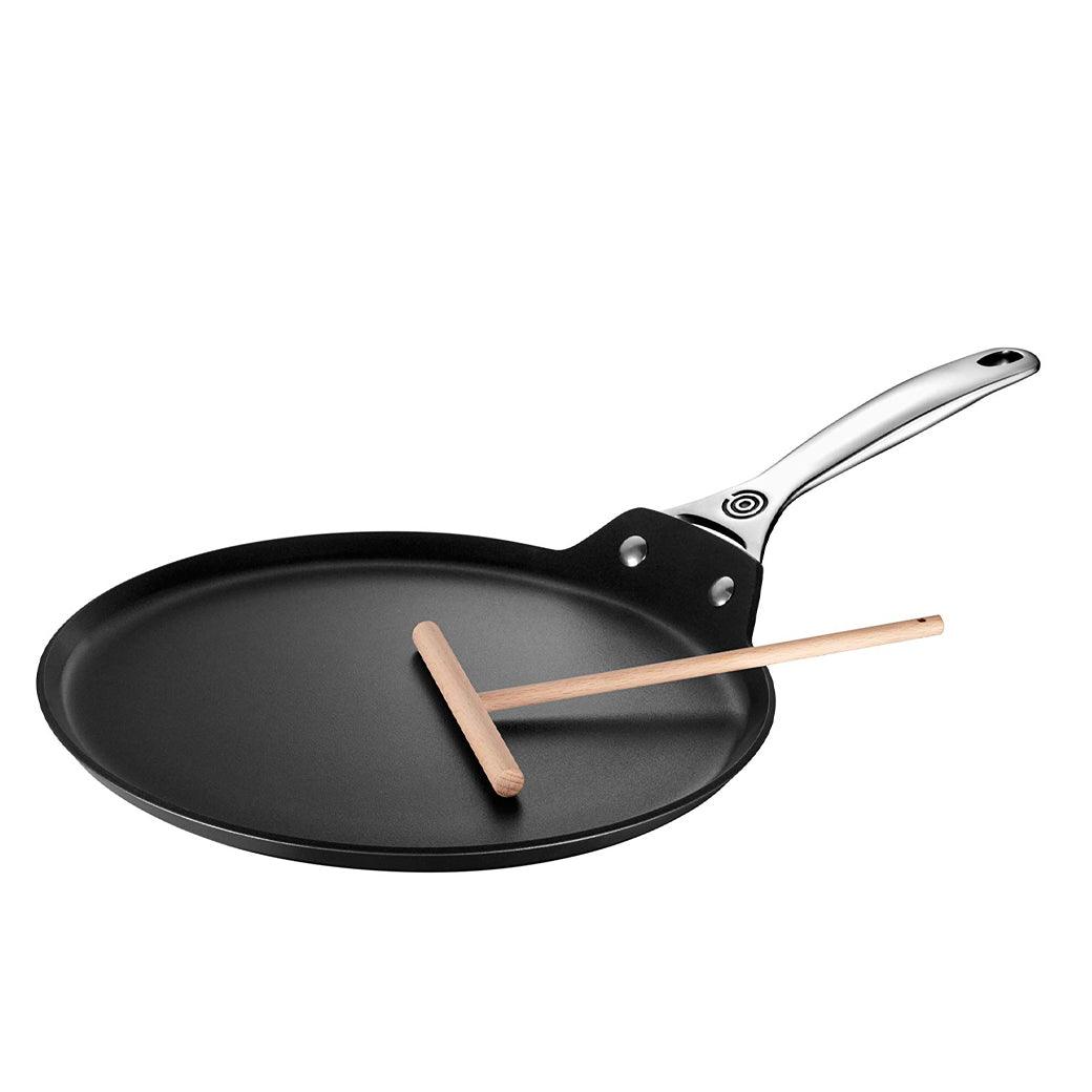 Le Creuset Toughened Nonstick PRO 11″ Crepe Pan with Rateau - J.L. Hufford