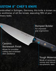 Messermeister Custom Chef’s Knife, 8”