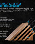 Messermeister Meridian Elite Next Level Block Set, 5 Piece Set