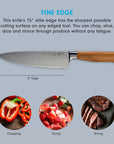 Messermeister Oliva Elite Stealth Chef's Knife, 8"