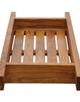 30" Dugway Teak Tub Caddy