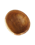 Adagio Teak Bowl with Gold Leaf Exterior