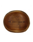 Rico & Plato Adagio Teak Bowl with White Exterior