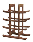 Akio Brown Teak Oriental Bottle Holder