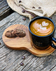 Bean Teak Coffee Tray (Set of 2)