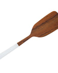 Rico & Plato Bistro Teak Spatula with White Handles