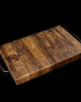 Celery End Grain Teak Cutting Board/Coffee Server