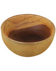 Chico Teak Bowl with Gold Leaf Exterior