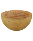 Chico Teak Bowl with Gold Leaf Exterior