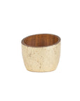 Costes Gold Leaf Teak Egg Cup (Set of 2)