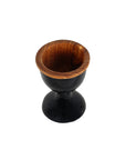 Dante Teak Egg Cups with Black Exterior (Set of 2)