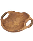 Dora Teak Serving Bowl with Rope Handles