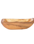 Dorito Small Teak Bowl with Gold Leaf Interior