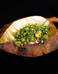 Gilles Teak Fruit Bowl with Gold Leaf Interior