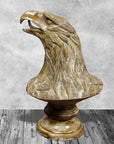 Rico & Plato Hand Carved Wooden Eagle Right