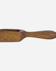 Large Teak Lentil Scoop with Long Handle