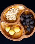 Manouche Teak Bowl with Gold Leaf Interior