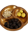 Manouche Teak Bowl with Gold Leaf Interior