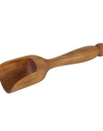 Medium Teak Lentil Scoop with Long Handle