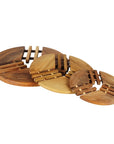 Palma Teak Trivet Set of 3