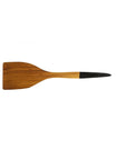 Resto Teak Spatula with Black Handle