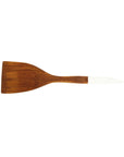 Resto Teak Spatula with White Handle