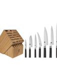 Shun Classic 9 Pc Chef's Choice Block Set w/ 22-Slot Bamboo Block - J. L. Hufford