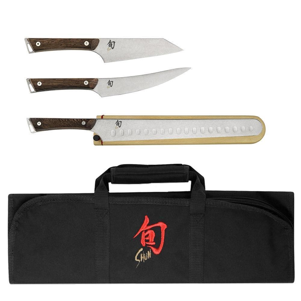 Shun Kanso 4 Piece BBQ Knife Set - J. L. Hufford