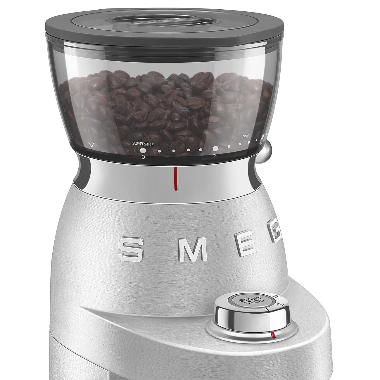 SMEG 50&#39;s Retro Style Electric Espresso Coffee Grinder, Stainless Steel