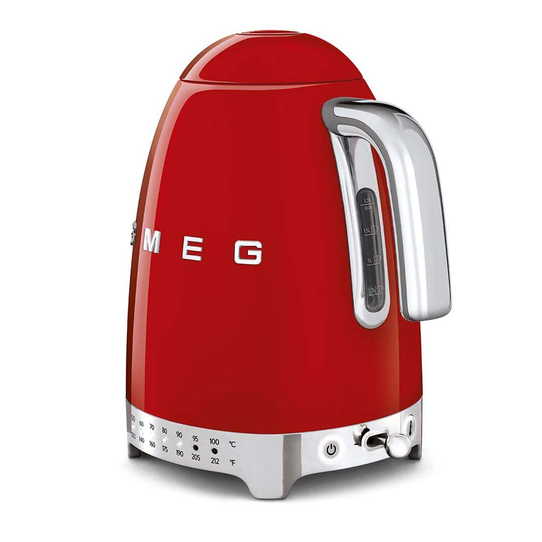 Smeg Retro Style Variable Temperature Kettle ,Red