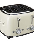 SMEG 50s Retro Line 4 X 4 Slot Toaster