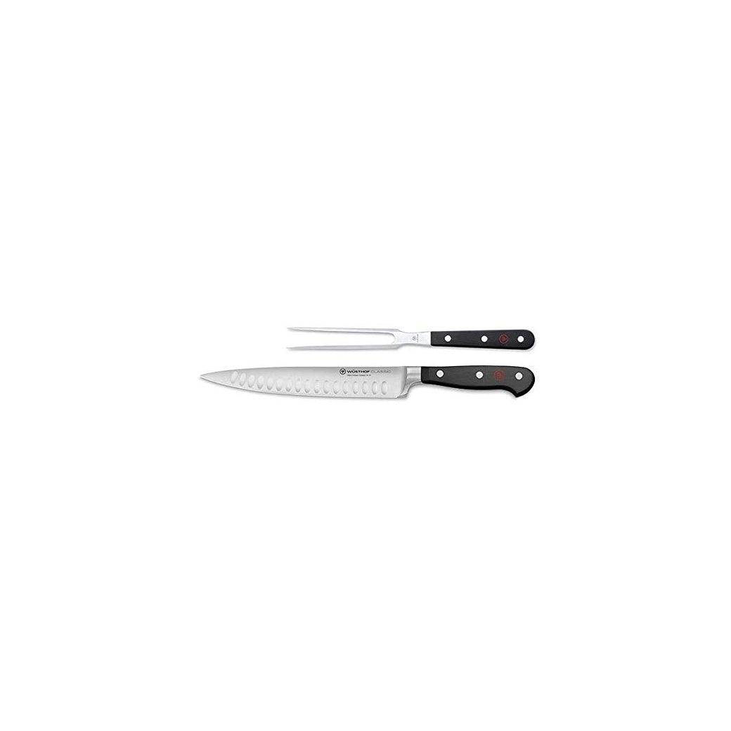 Wusthof Classic 2-piece Hollow Edge Carving Set - J. L. Hufford