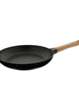 Staub Cast Iron Beechwood Handle Fry Pan - Discover Gourmet