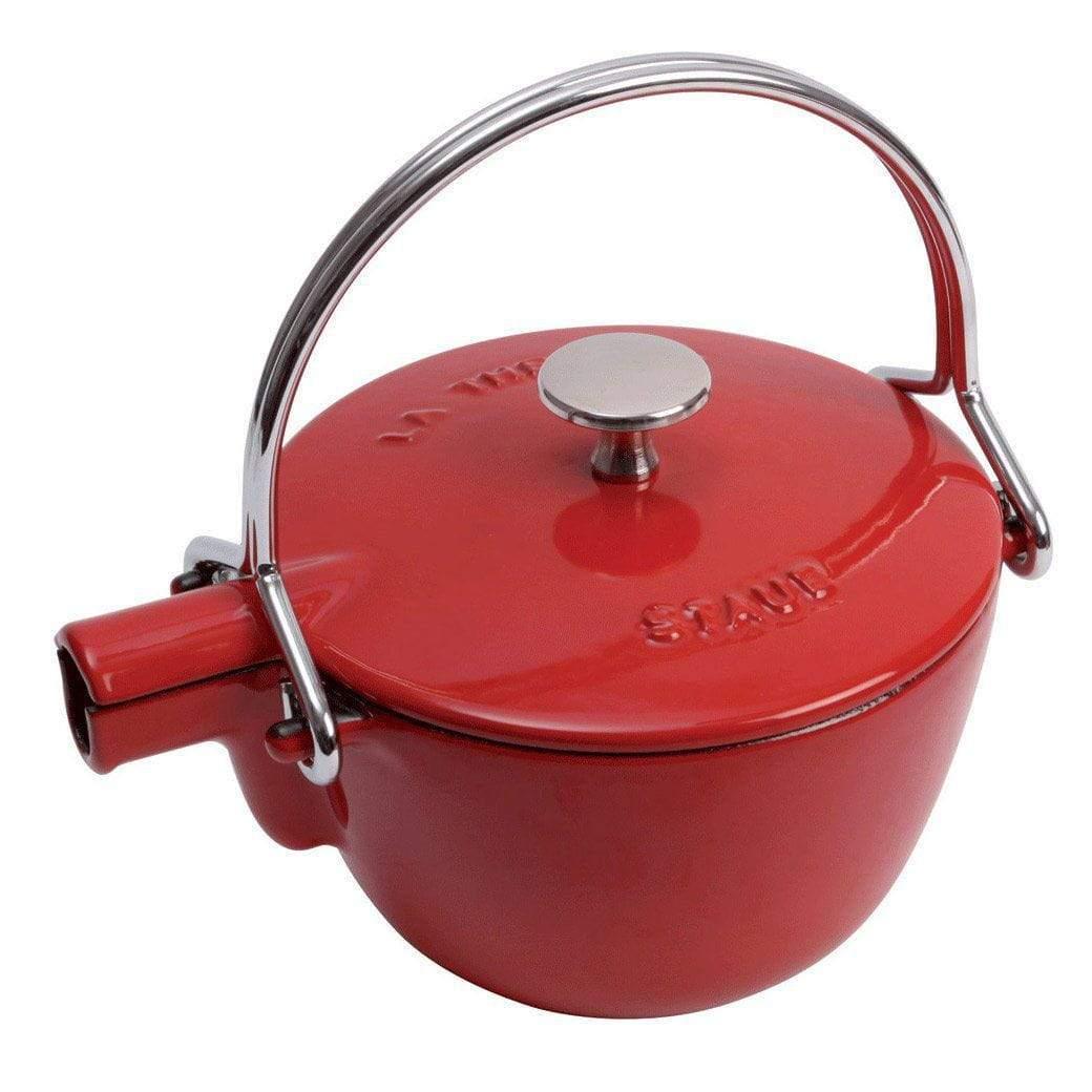 Staub Cast Iron 1-qt Round Tea Kettle - Discover Gourmet