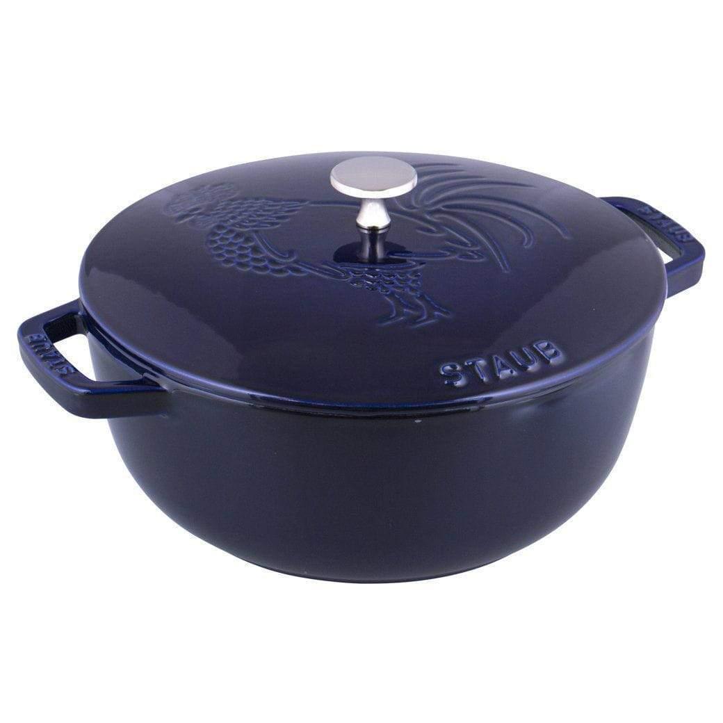 Staub Cast Iron 3.75-qt Essential French Oven Rooster - Discover Gourmet