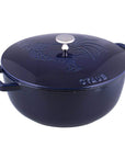 Staub Cast Iron 3.75-qt Essential French Oven Rooster - Discover Gourmet