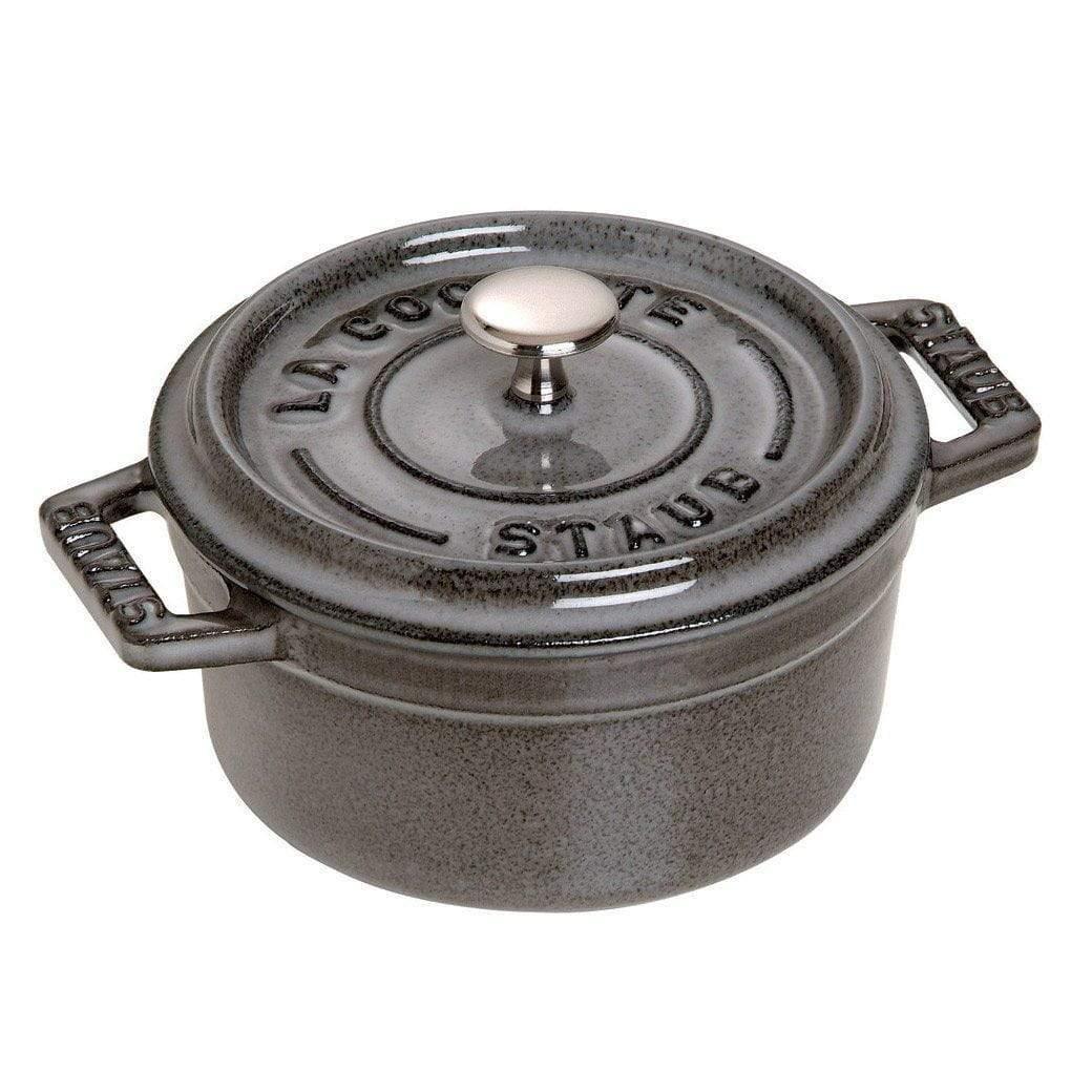 Staub Cast Iron 0.25-qt Mini Round Cocotte - Discover Gourmet