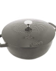 Staub Cast Iron 3.75-qt Essential French Oven Rooster - Discover Gourmet