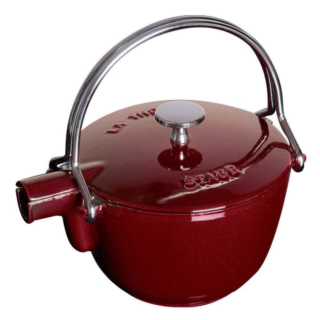 Staub Cast Iron 1-qt Round Tea Kettle - Discover Gourmet