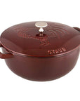 Staub Cast Iron 3.75-qt Essential French Oven Rooster - Discover Gourmet