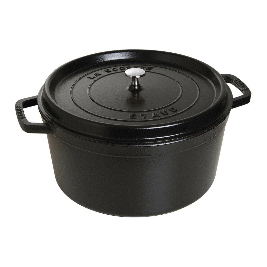 Staub Cast Iron 13.25-qt Round Cocotte - Discover Gourmet