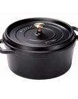 Staub Cast Iron 4-qt Round Cocotte - Discover Gourmet