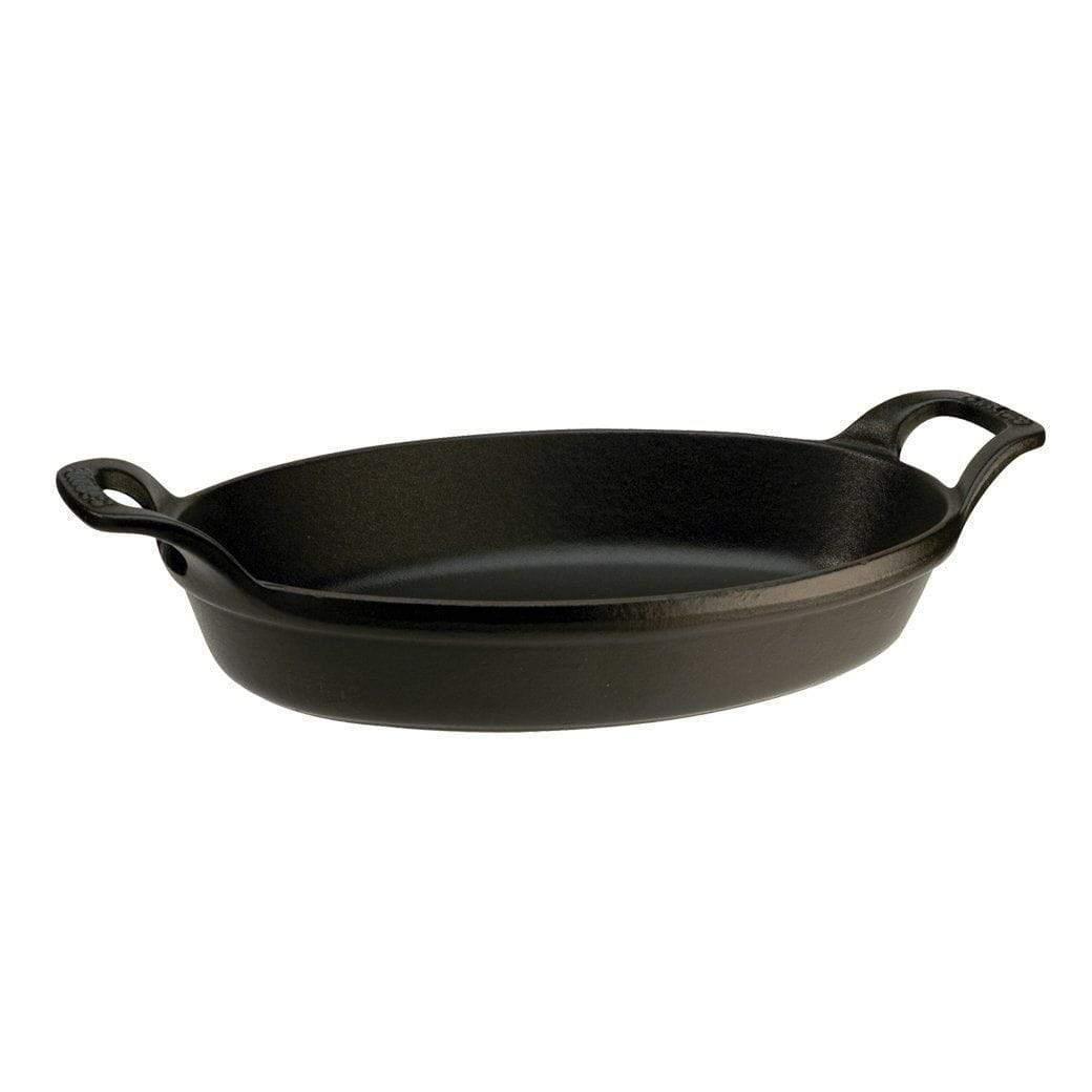 Staub Cast Iron 8″ x 5.5″ Oval Gratin Baking Dish - Discover Gourmet